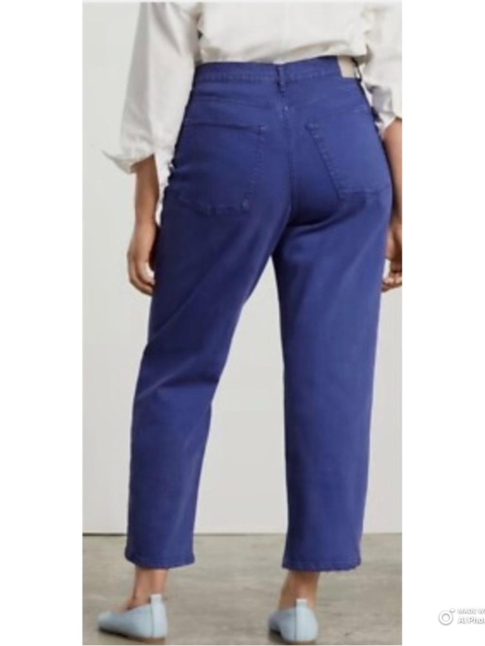 Everlane The Way High Jean in Deep Lapis Blue Size 25 Tall 25T NWT Straight Leg
